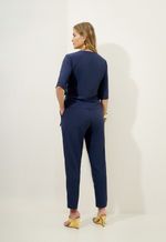 Calça Azul Marinho Alfaiataria