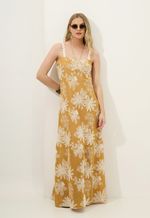 Vestido Longo Florido