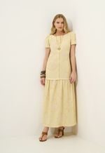 Vestido Bordado Floral