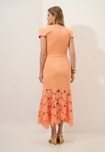 Vestido Com Renda Na Barra