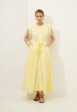 Vestido Longo Amarelo