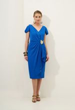 Vestido Midi Azul