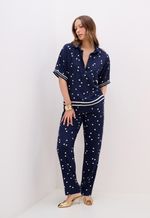 Blusa De Poá Azul