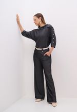 Calça Jeans Reta Cintura Alta