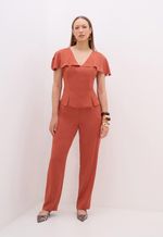 Calça Alfaiataria Reta Feminina