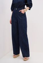 Calça Jeans Reta Cintura Alta