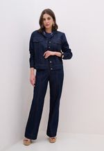 Calça Jeans Reta Cintura Alta