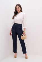 Camisa Feminina Branca De Algodão