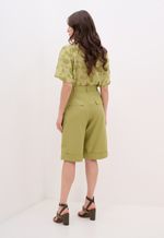 Short Alfaiataria Verde