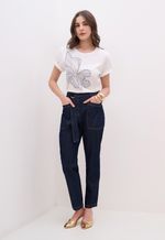 T-Shirt Feminina Bordada