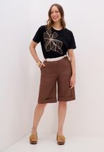 T-Shirt Feminina Bordada