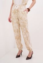Calça Jogger Bege Feminina