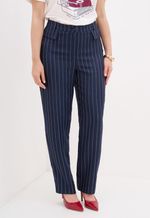 Calça Risca de Giz Feminina Alfaiataria