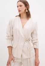 Blazer Feminino Listrado