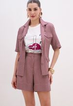 Camisa Jacquard