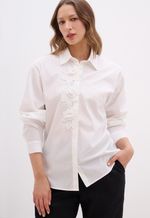 Camisa Branca Bordada