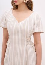 Vestido Com Amarração Lateral
