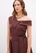 Vestido Assimétrico Midi