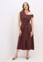 Vestido Assimétrico Midi