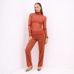 Blusa De Tule Manga Longa