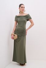 Vestido Longo Drapeado