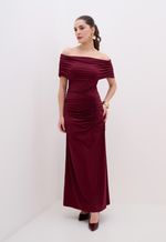 Vestido Longo Drapeado