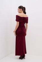 Vestido Longo Drapeado