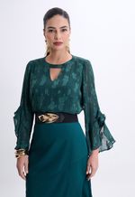Blusa Jacquard
