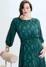 Vestido Manga Bufante