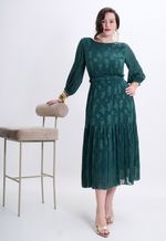 Vestido Manga Bufante