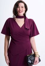 Vestido Crepe