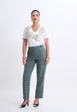 Calça Alfaiataria Xadrez