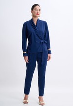Calça Alfaiataria Azul