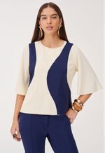 Blusa Bicolor