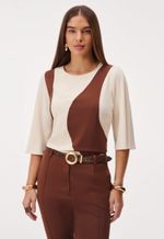 Blusa Bicolor