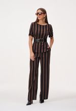 Blusa De Listras Feminina