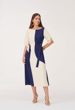 Vestido Com Amarração Na Cintura