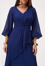 Vestido Azul Longo Para Festa