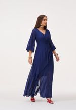 Vestido Azul Longo Para Festa