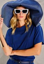 Blusa Bruges Com Decote V Costas