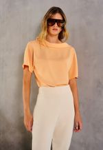 Blusa Bruges Com Decote V Costas