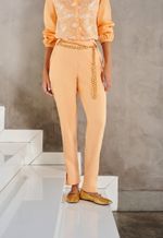 Calça Bruges Cigarrete Com Passante Continuo