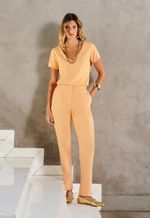 Calça Bruges Cigarrete Com Passante Continuo