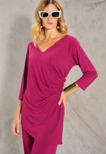 Conjunto Fluity Blusa Longa E Calça Reta