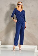 Conjunto Fluity Blusa Longa E Calça Reta