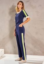 Conjunto Bruges Decote V E Lateral Bicolor