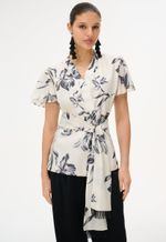 Blusa Crepe Trespassda