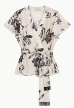 Blusa Crepe Trespassda