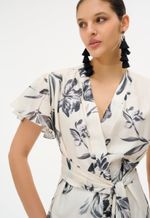 Blusa Crepe Trespassda