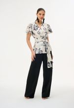 Blusa Crepe Trespassda